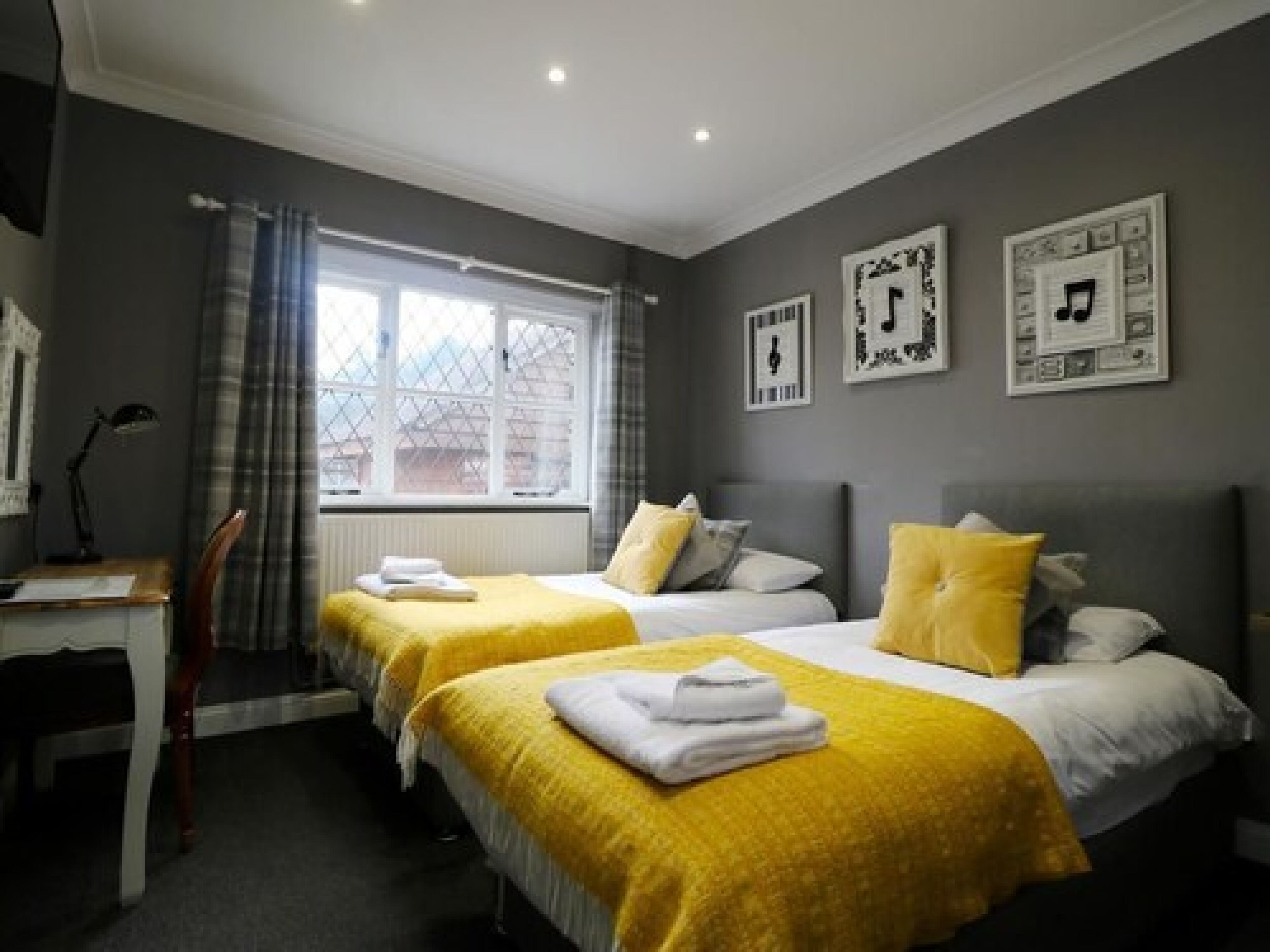 Desk, iron/ironing board, free WiFi, bed sheets