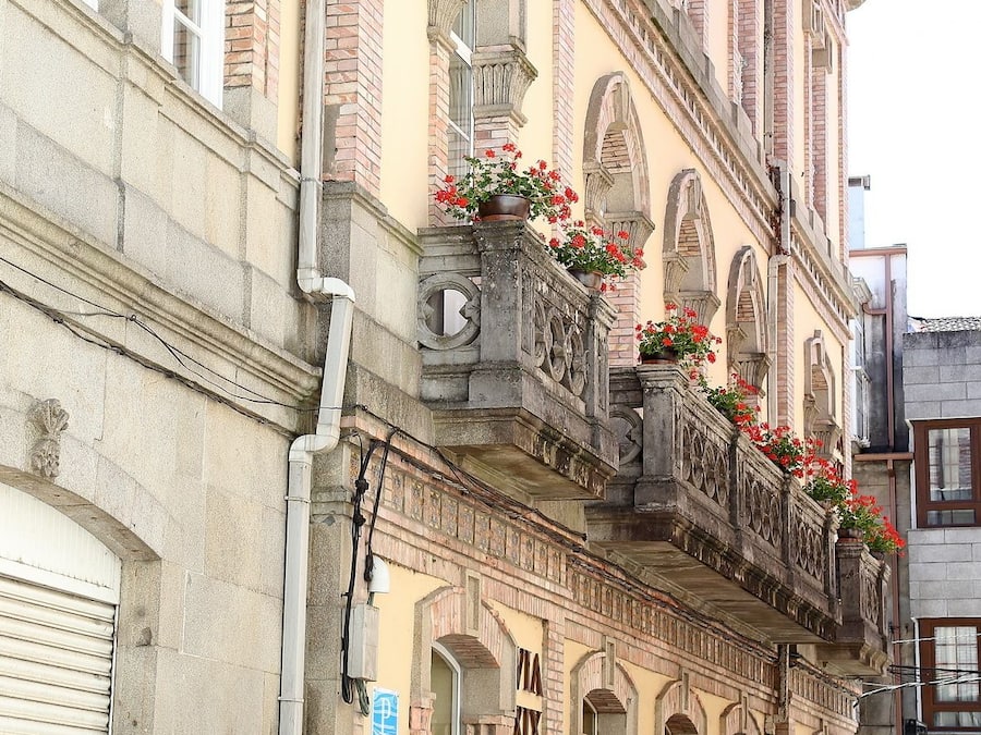 Fachada de la propiedad