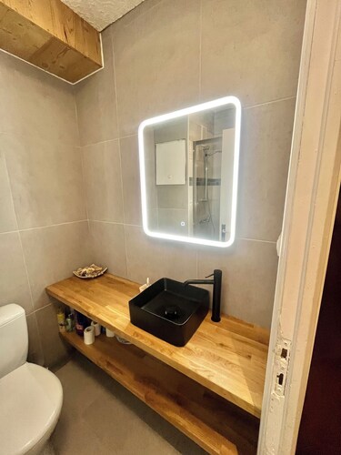 Rental studio praloup 1600 at the foot of the forest 4 people ground garden