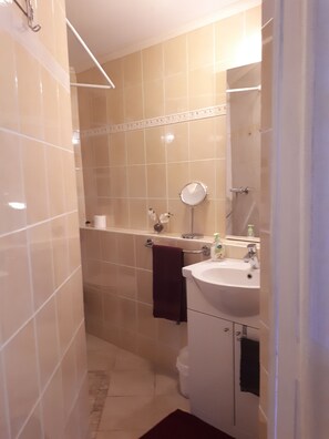 Hair dryer, toilet paper