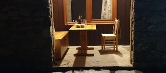 Studio ground floor ski in ski out terrace