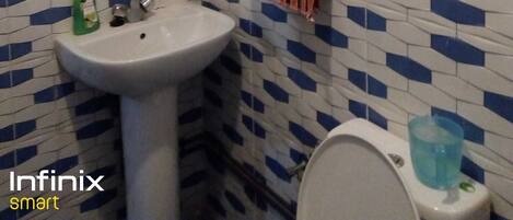 Towels, soap, toilet paper