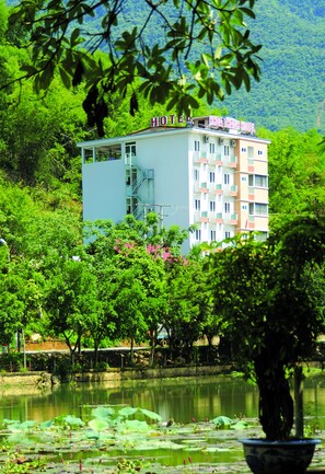 Overnatningsstedets facade