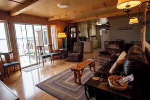 TV, fireplace, DVD player