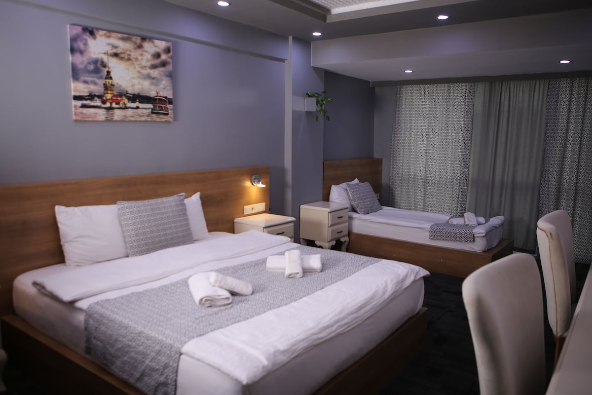 Triple Room | Minibar, in-room safe, iron/ironing board, free WiFi