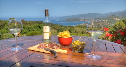 Cottage 2/3 pers., Near the sea and sea view, 23 km from Ajaccio