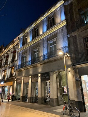 Front of property – evening/night