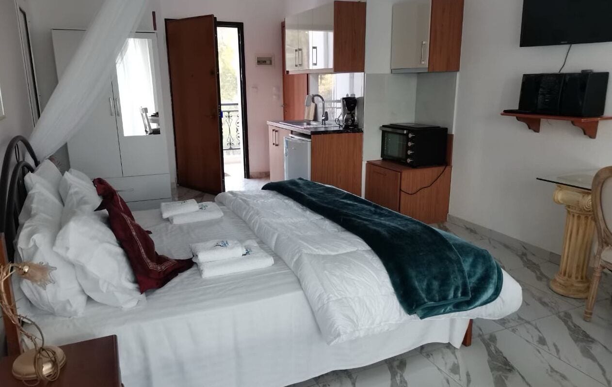 Suite Lune de Miel, 1 grand lit, vue océan, en front de plage