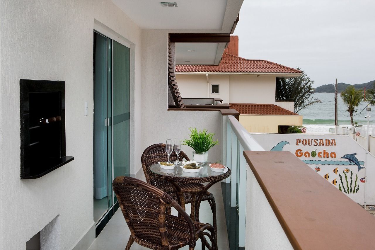 Apartamento luxo, 1 quarto (Bloco Gaúcha) | Sacada