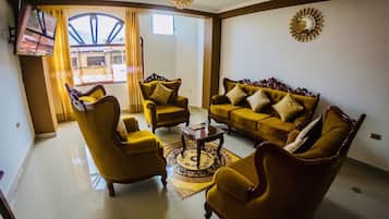 Siddeområde i lobbyen