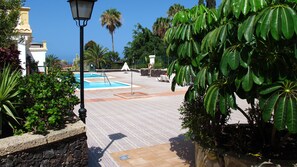 Piscine extérieure, piscine chauffée