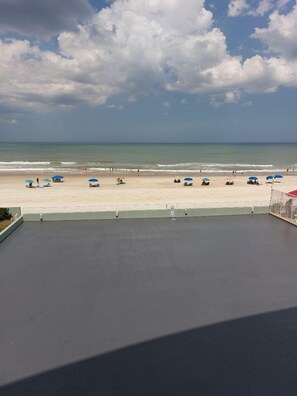 En la playa 