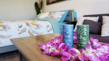 1 slaapkamer, een strijkplank/strijkijzer, wifi, beddengoed