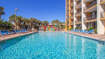 Indoor pool, outdoor pool
