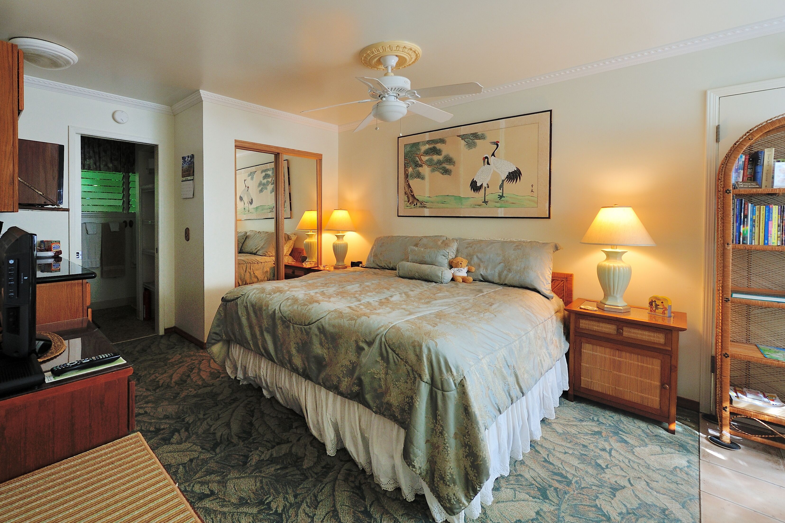 2 makuuhuonetta, silitysrauta/-lauta, ilmainen Wi-Fi, vuodevaatteet