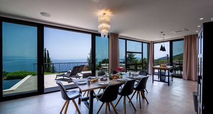 Villa Grand Vision - modern luxury villa with a private pool, sea views and 5 bedrooms
