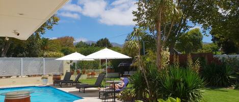 屋外プール、温水プール