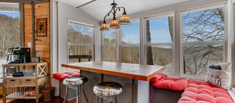Dual Level Ski-In/Ski-Out Roundhouse w/ Direct Slope Access and Wraparound Deck
