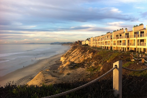 Vue sur la plage/l’océan