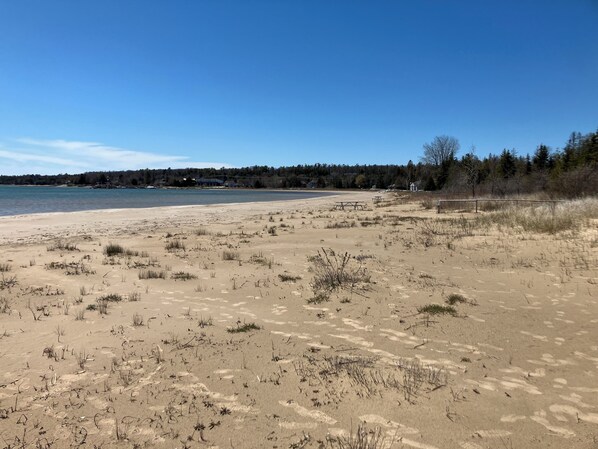 On the beach
