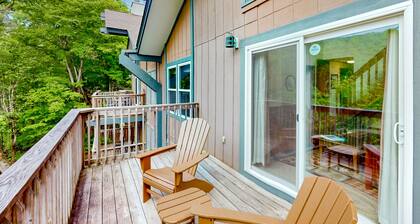 Sugar Mountain condo näkymät laskettelurinteessä on oma parveke