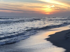 On the beach, sun loungers - Quiet, Romantic Home, End Unit w/ Beach Service & Reserved Parking (Panama City Beach)