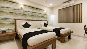 Executive tvåbäddsrum | Mörkläggningsgardiner, strykjärn/strykbräda, gratis wi-fi och sängkläder