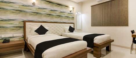 行政雙床房 | 遮光窗簾/窗簾、熨斗/熨衫板、免費 Wi-Fi、床單