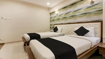 Executive tvåbäddsrum | Mörkläggningsgardiner, strykjärn/strykbräda, gratis wi-fi och sängkläder