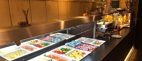 Gratis frukostbuffé varje dag