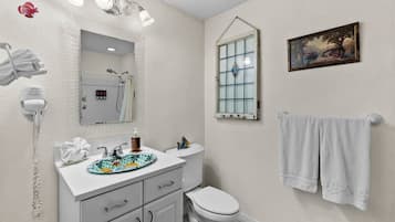 Séchoir à cheveux, serviettes fournies