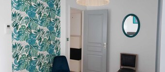 Apt T3 with garage, street of the port, Cancale, 50 m sea and harbor of Houle