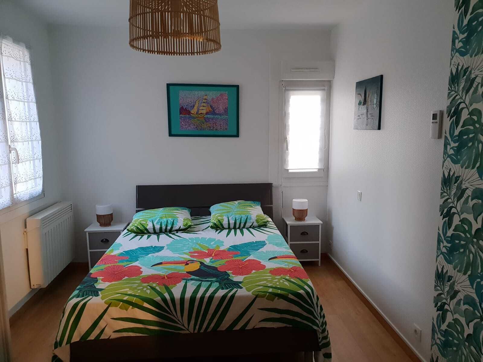 2 chambres, fer et planche à repasser, Wi-Fi