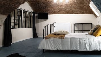 2 slaapkamers, een strijkplank/strijkijzer, wifi, beddengoed