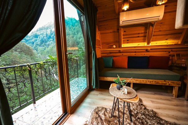 Standart Bungalov | Living area | LCD TV