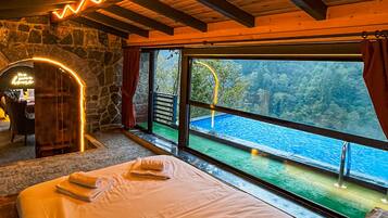 1 غرفة نوم وميني بار ومكتب ومساحة عمل للكمبيوتر المحمول