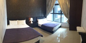 2 bedrooms, iron/ironing board, WiFi, bed sheets - RUBY Atlantis guesthouse  (Malacca)