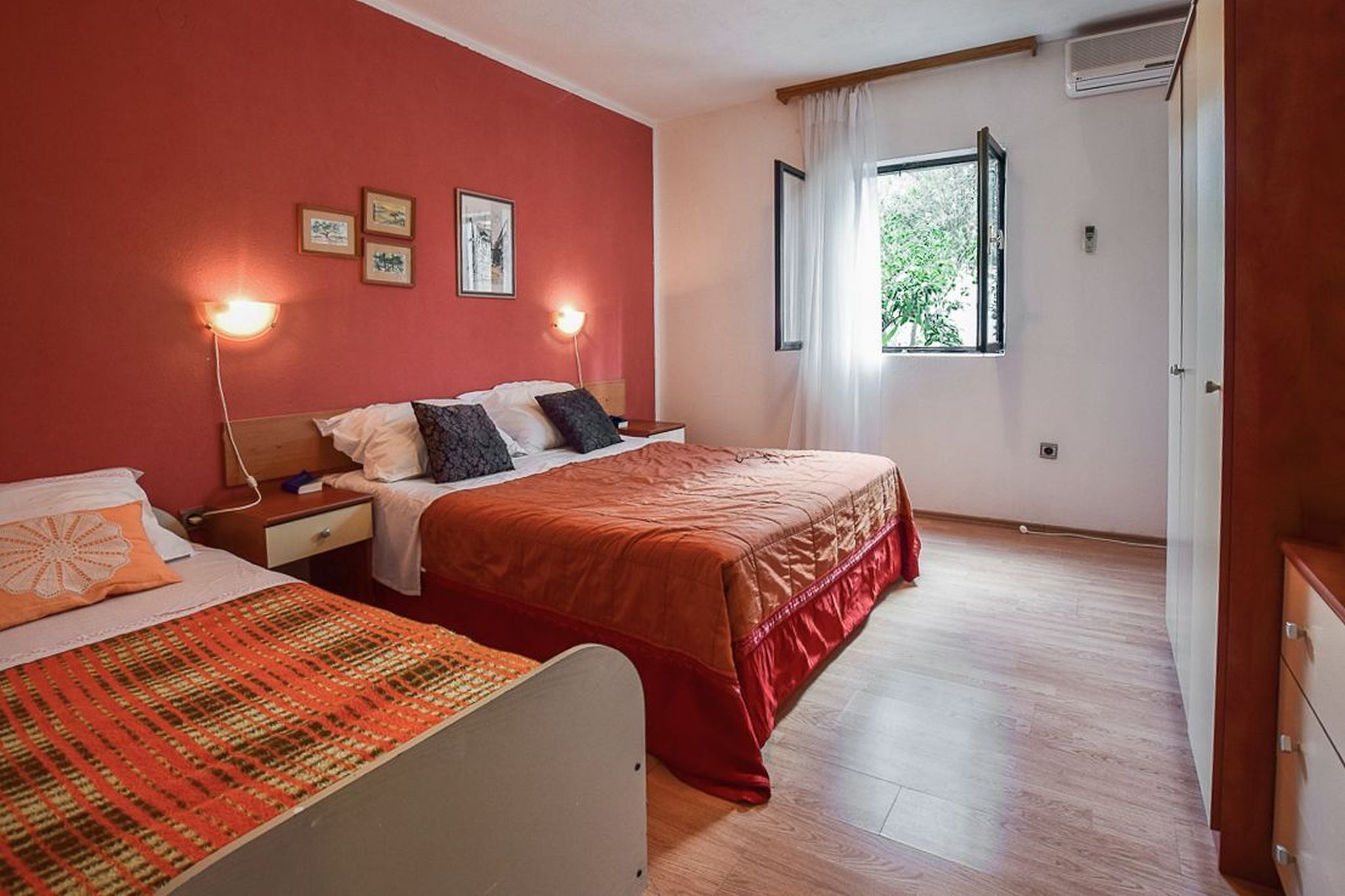 Lejlighed (A6) | Strygejern/strygebræt, gratis Wi-Fi, sengetøj