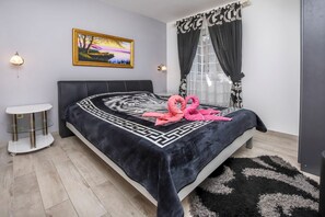 Apartemen (A1) | 1 kamar tidur, Wi-Fi gratis, dan seprai linen