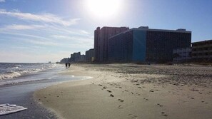 On the beach