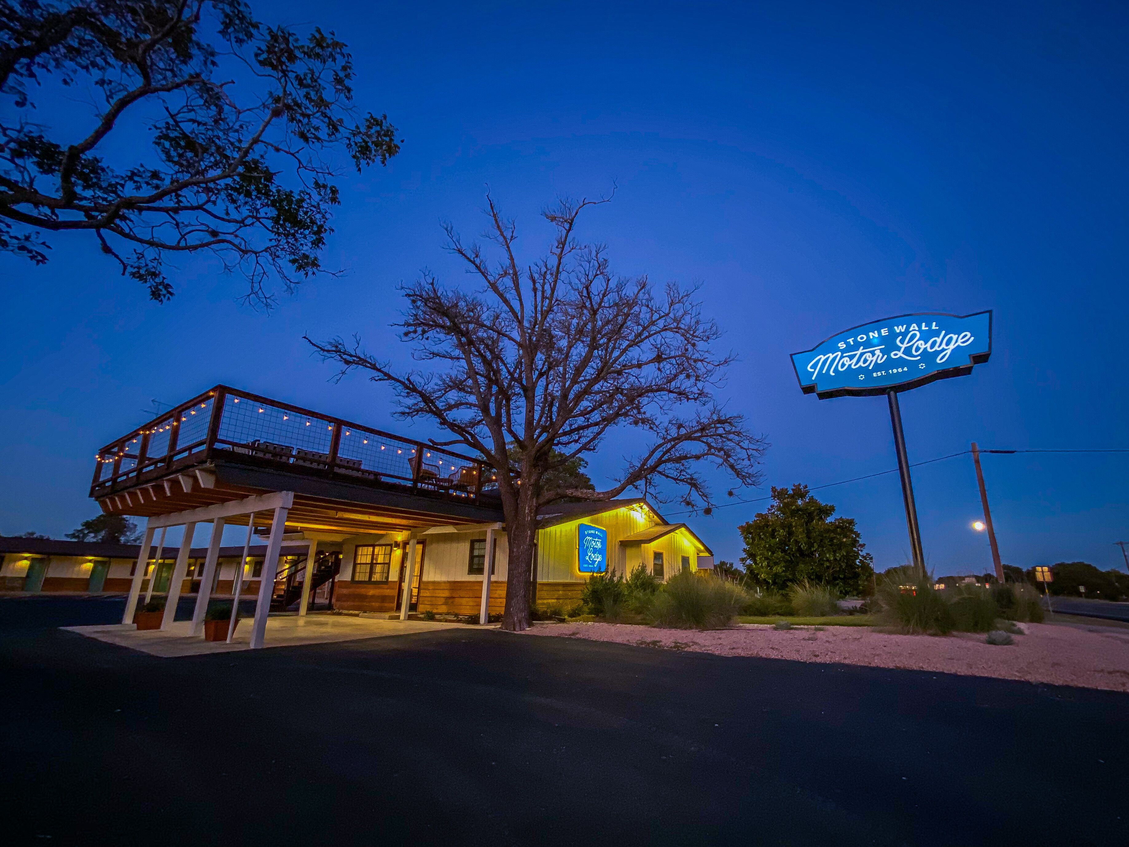 front of property – evening/night