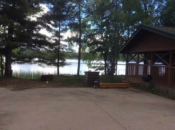 Property grounds - Family and pet friendly three bedroom home on Third Crow Wing Lake (Nevis)