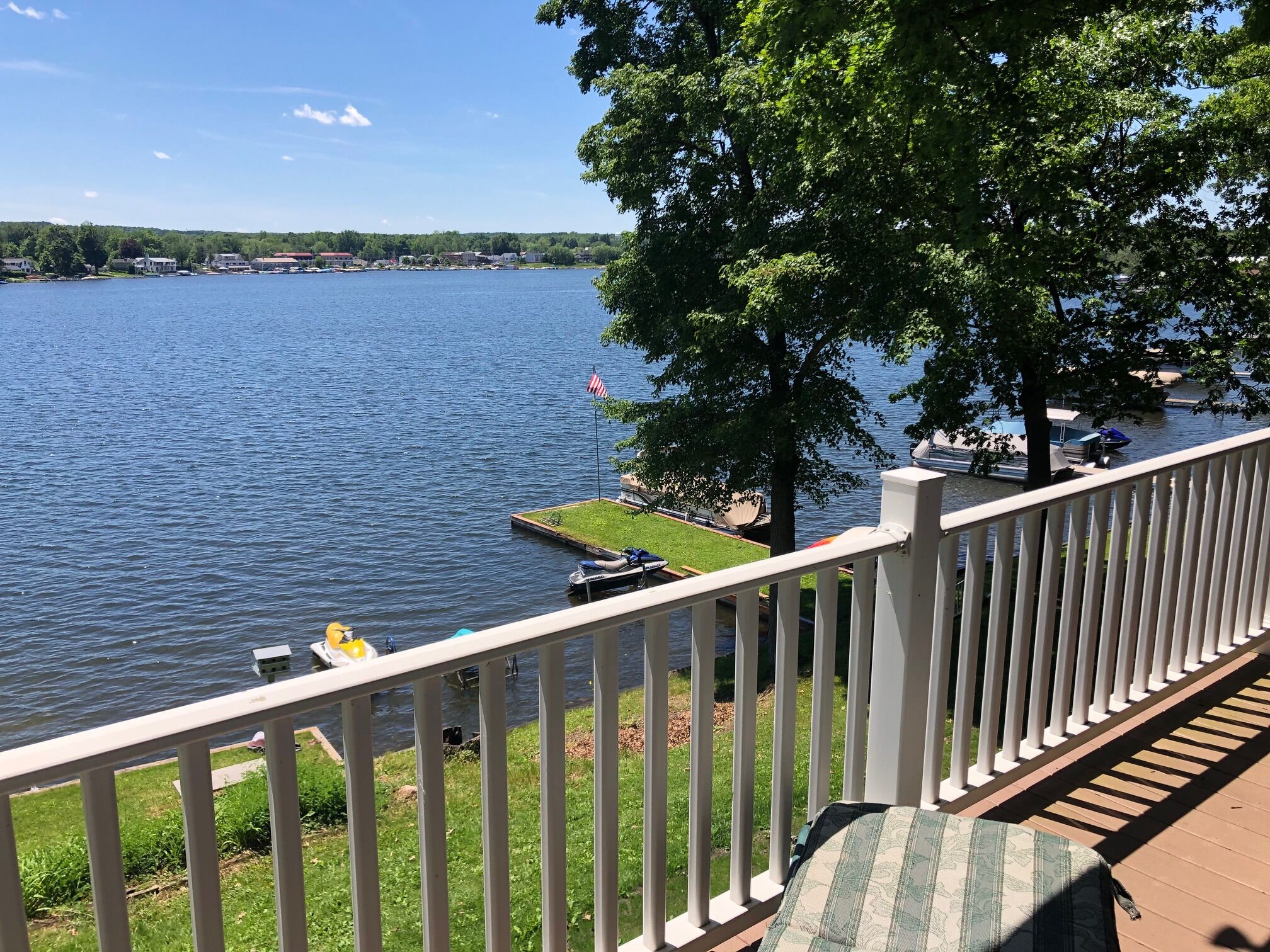 Balcony view from master bedroom