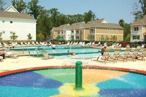 Indoor pool, outdoor pool
