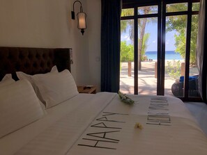 Sea View Deluxe Double Room | 1 bedroom, premium bedding, in-room safe, individually decorated - Atollkey (Dhigurah)