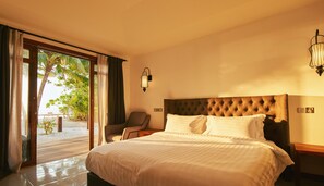 Sea View Deluxe Double Room | 1 bedroom, premium bedding, in-room safe, individually decorated - Atollkey (Dhigurah)