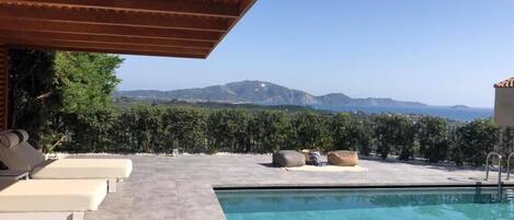 Außenpool, Liegestühle