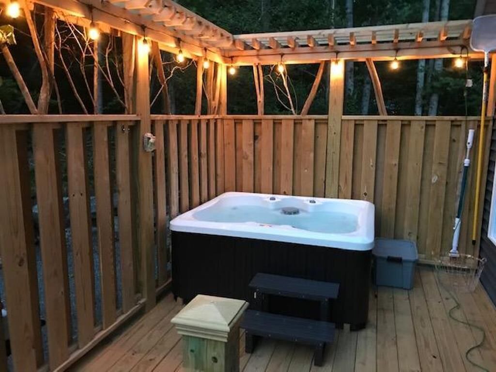 Bain à remous extérieur