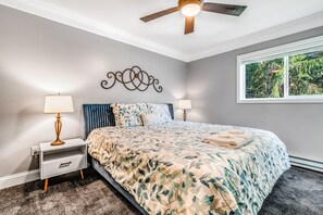 2 habitaciones, tabla de planchar con plancha, wifi y ropa de cama 