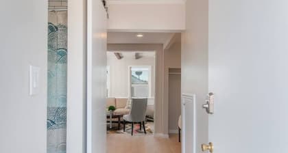 Light, bright studio